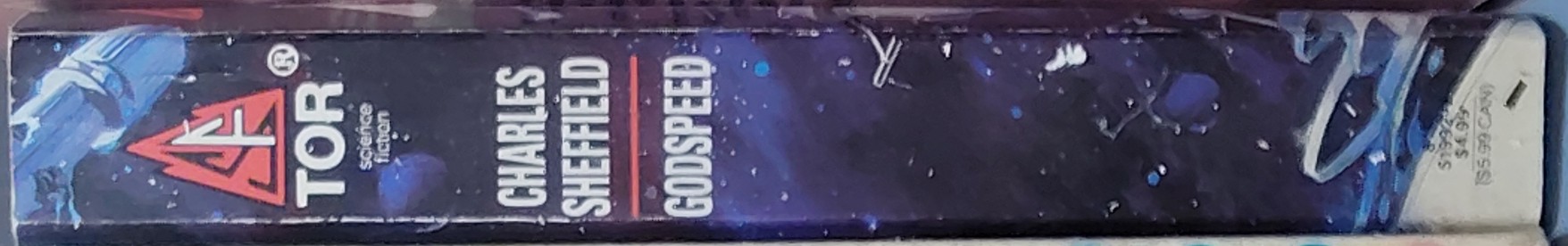 Charles Sheffield  GODSPEED spine of book image