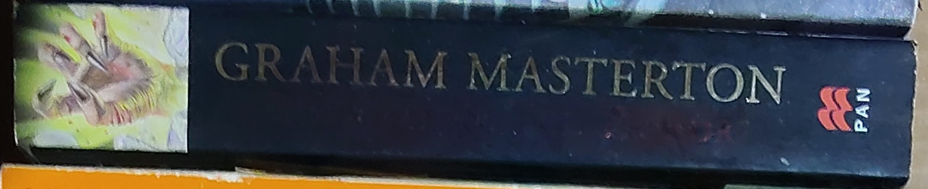 Graham Masterton  SNOWMAN & THE TERROR spine of book image