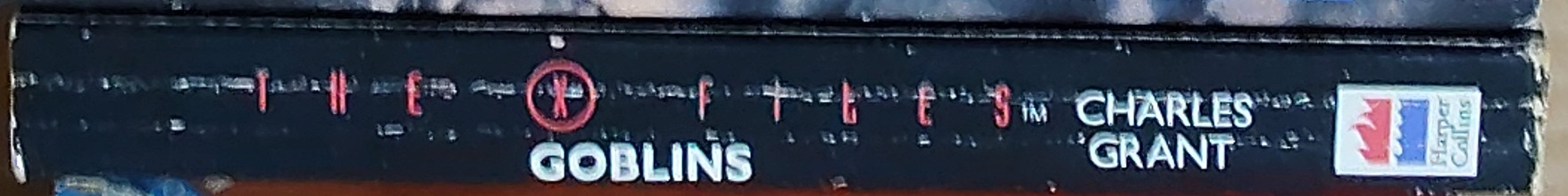 Charles Grant  THE X FILES: GOBLINS spine of book image