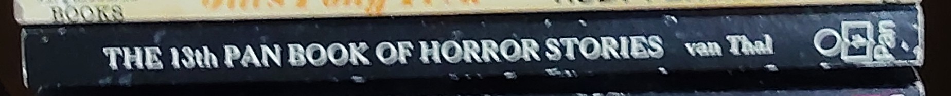 Herbert van Thal (selects) THE 13th PAN BOOK OF HORROR STORIES spine of book image