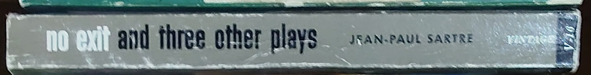 Jean-Paul Sartre  NO EXIT and three other plays spine of book image