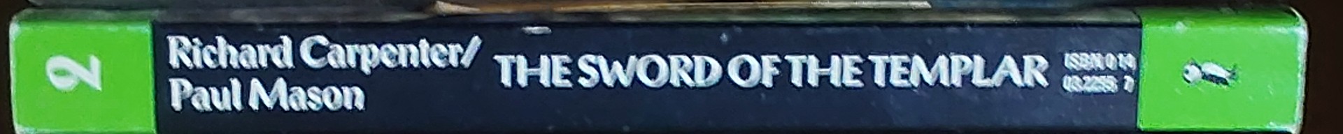 Paul Mason  ROBIN OF SHERWOOD: THE SWORD OF THE TEMPLAR spine of book image