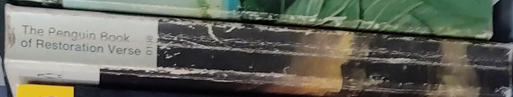 Harold Love (introduces_&_edits) THE PENGUIN BOOK OF RESTORATION VERSE spine of book image