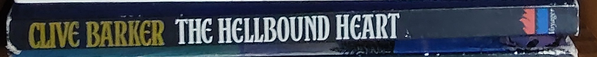 Clive Barker  THE HELLBOUND HEART spine of book image