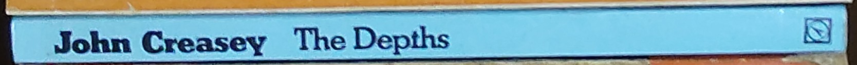 John Creasey  THE DEPTHS (Doctor Palfrey) spine of book image