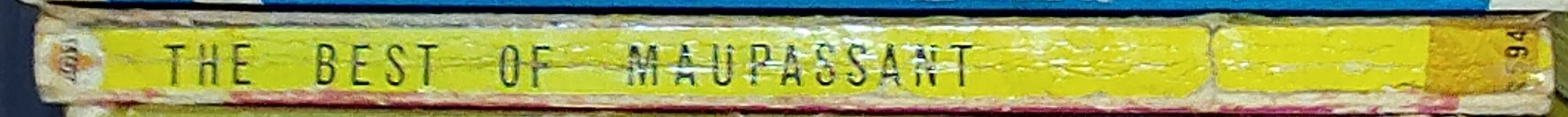 Guy de Maupassant  THE BEST OF MAUPASSANT spine of book image