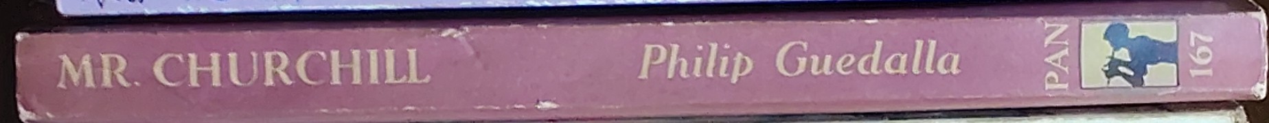 Philip Guedalla  MR. CHURCHILL. A Portrait spine of book image