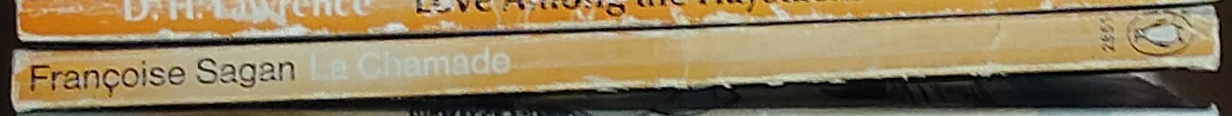 Francoise Sagan  LA CHAMADE spine of book image