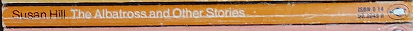 Susan Hill  THE ALBATROSS and other stories spine of book image