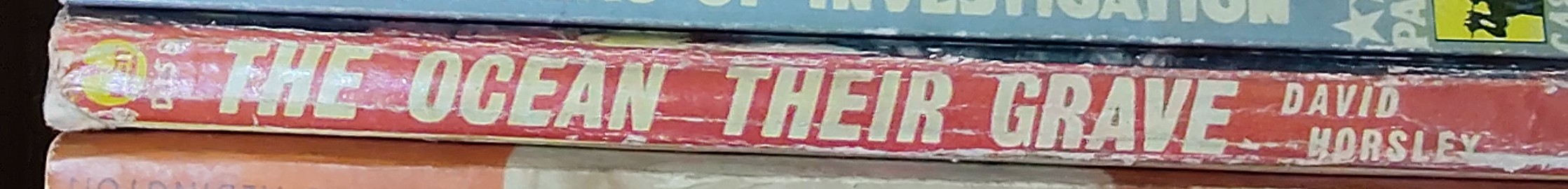 David Horsley  THE OCEAN THEIR GRAVE spine of book image