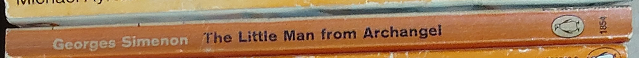 Georges Simenon  THE LITTLE MAN FROM ARCHANGEL spine of book image