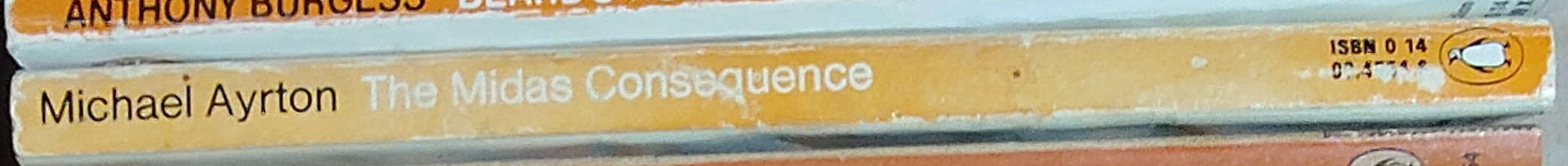 Michael Ayrton  THE MIDAS CONSEQUENCE spine of book image