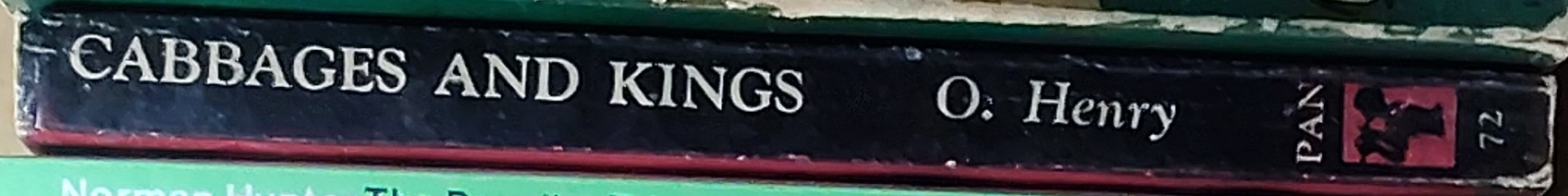 O. Henry  CABBAGES AND KINGS spine of book image