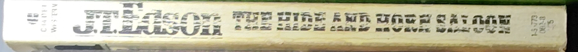J.T. Edson  THE HIDE AND HORN SALOON spine of book image