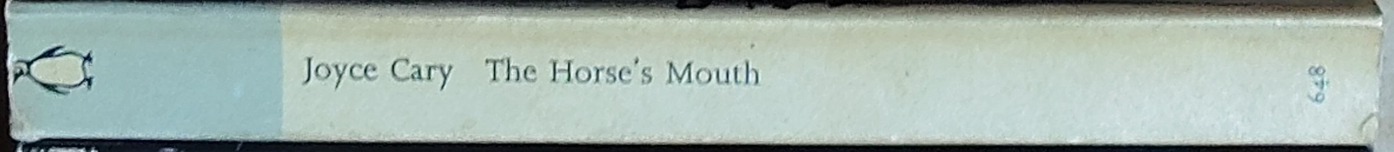 Joyce Cary  THE HORSE'S MOUTH spine of book image