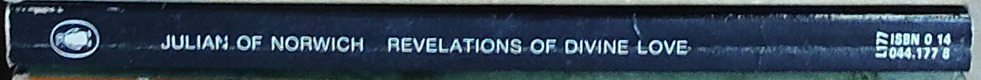 Julian of Norwich  REVELATIONS OF DIVINE LOVE spine of book image