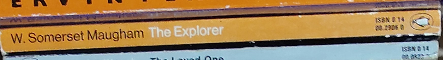 W.Somerset Maugham  THE EXPLORER spine of book image