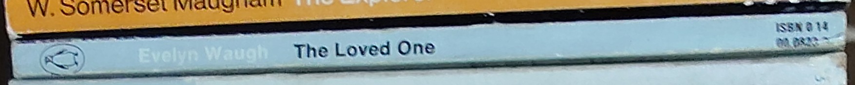 Evelyn Waugh  THE LOVED ONE spine of book image