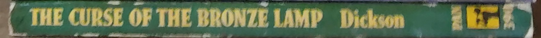 Carter Dickson  THE CURSE OF THE BRONZE LAMP spine of book image