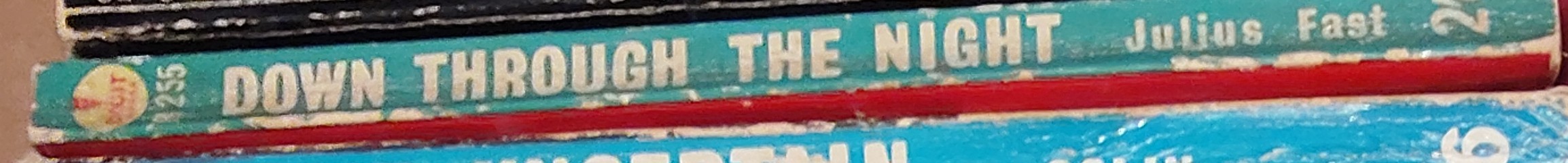 Julius Fast  DOWN THROUGH THE NIGHT spine of book image
