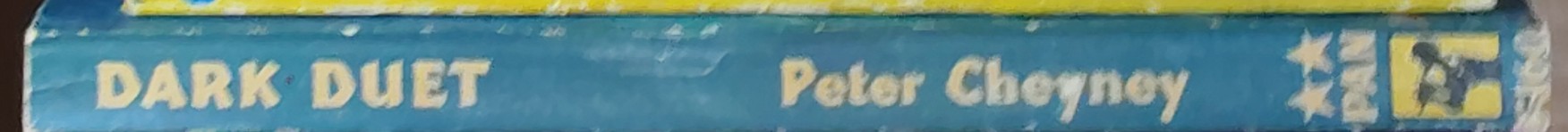 Peter Cheyney  DARK DUET spine of book image