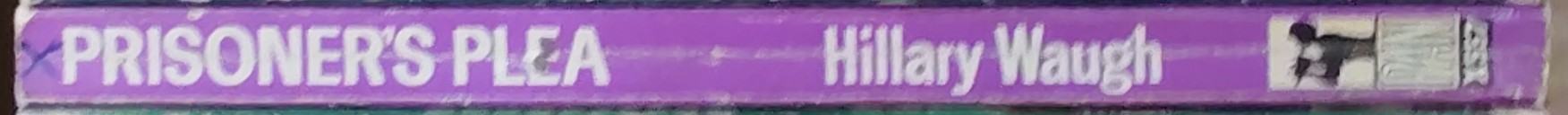 Hillary Waugh  PRISONER'S PLEA spine of book image