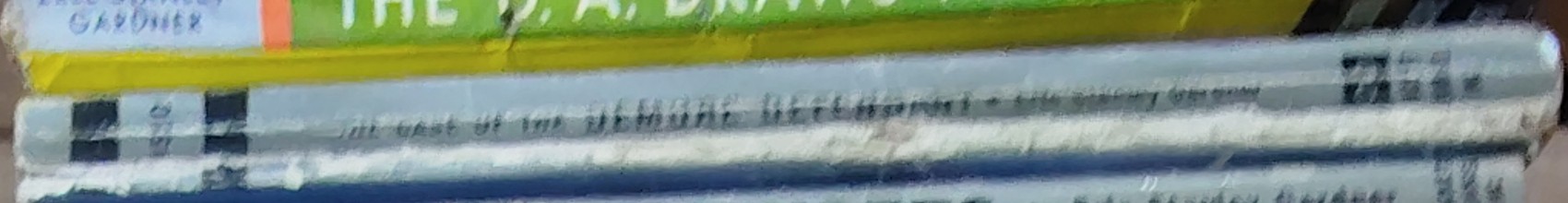 Erle Stanley Gardner  THE CASE OF THE DEMURE DEFENDANT spine of book image