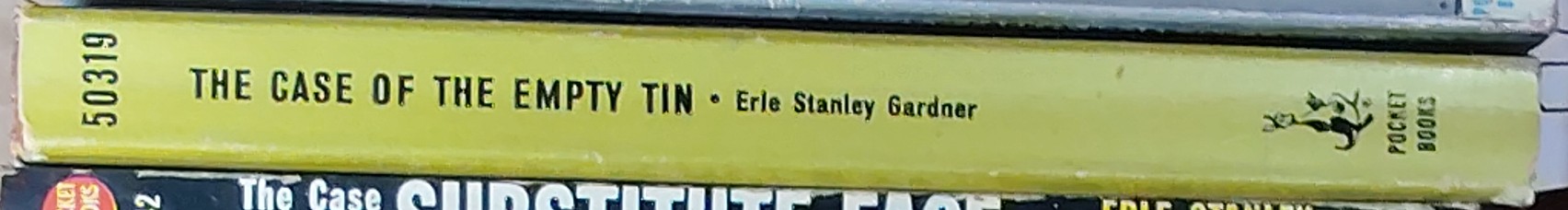 Erle Stanley Gardner  THE CASE OF THE EMPTY TIN spine of book image