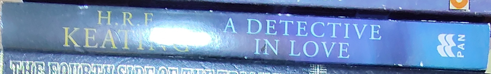 H.R.F. Keating  A DETECTIVE IN LOVE spine of book image