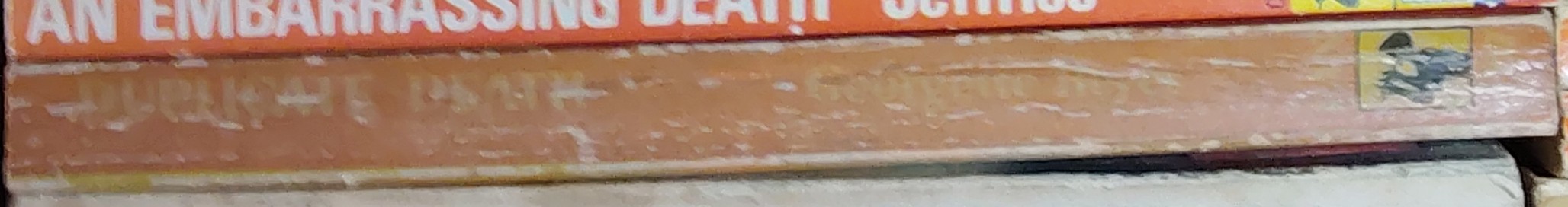 Georgette Heyer  DUPLICATE DEATH spine of book image