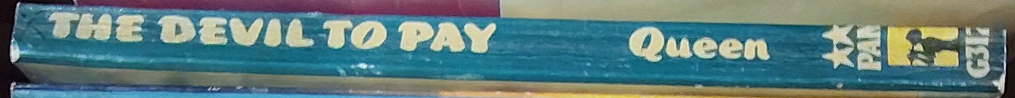 Ellery Queen  THE DEVIL TO PAY spine of book image