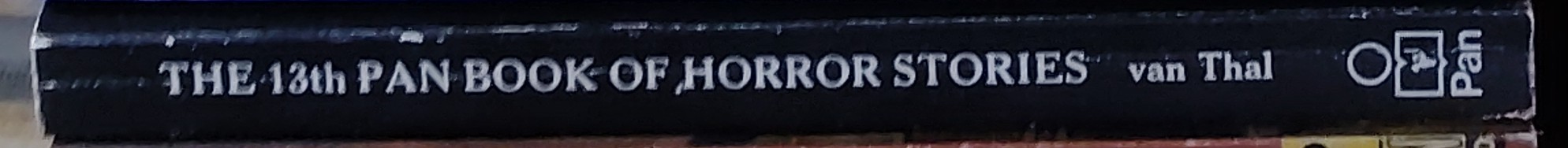 Herbert van Thal (selects) THE 13th PAN BOOK OF HORROR STORIES spine of book image