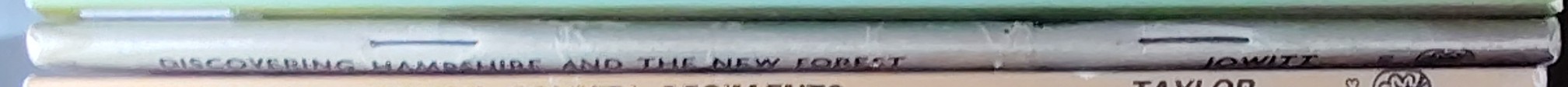 HAMPSHIRE AND THE NEW FOREST, Discovering  spine of book image
