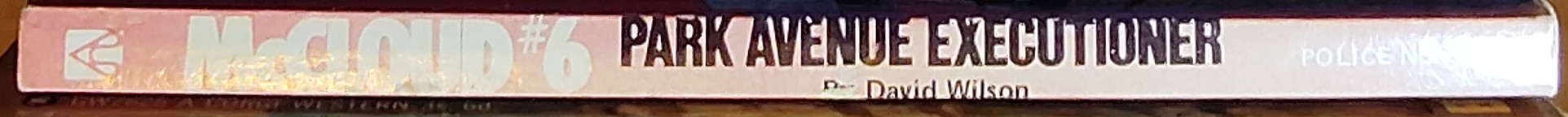 David Wilson  McCLOUD #6: PARK AVENUE EXECUTIONER spine of book image