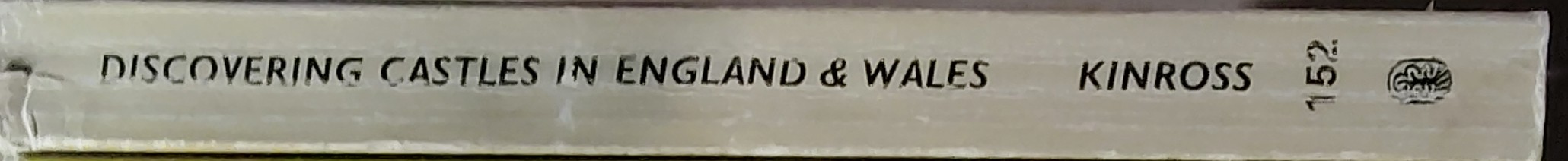 CASTLES IN ENGLAND AND WALES, Discovering  spine of book image