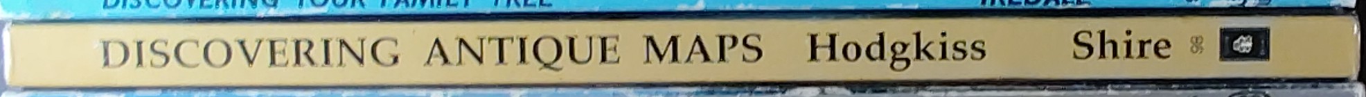 MAPS, Discovering ANTIQUE  spine of book image