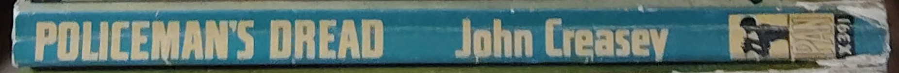 John Creasey  POLICEMAN'S DREAD (Roger West) spine of book image