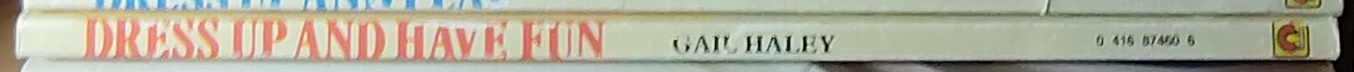 \ DRESS UP AND HAVE FUN  spine of book image