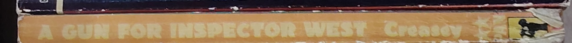 John Creasey  A GUN FOR INSPECTOR WEST spine of book image