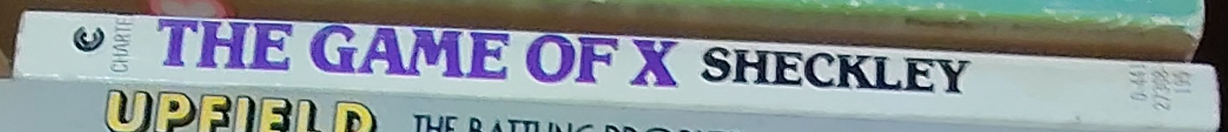 Robert Sheckley  THE GAME OF X spine of book image