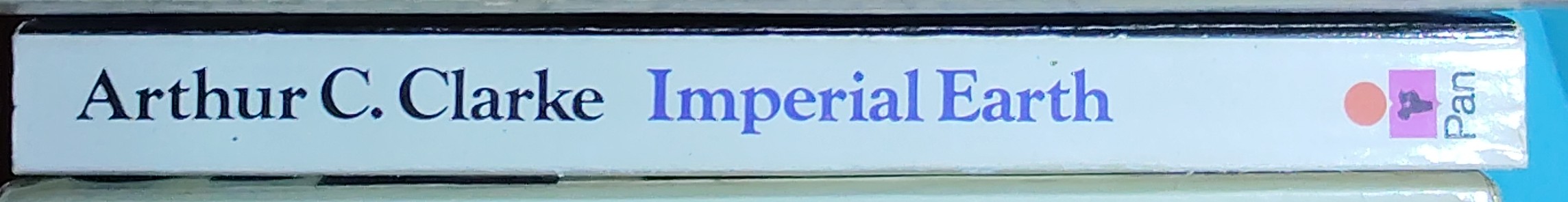 Arthur C. Clarke  IMPERIAL EARTH spine of book image