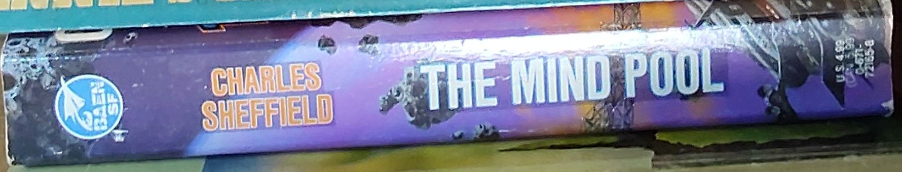 Charles Sheffield  THE MIND POOL spine of book image