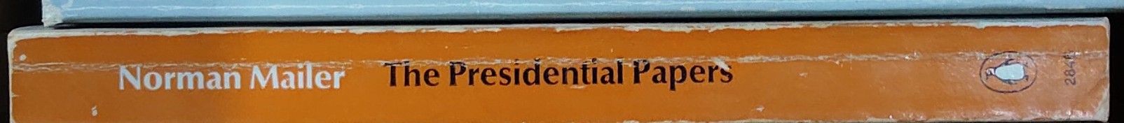 Norman Mailer  THE PRESEDNTIAL PAPERS spine of book image