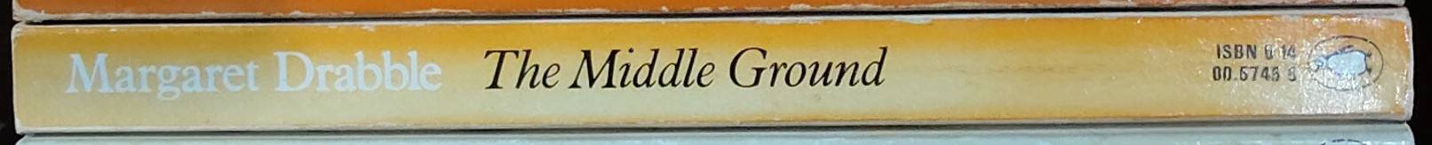 Margaret Drabble  THE MIDDLE GROUND spine of book image