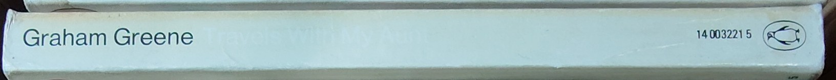 Graham Greene  TRAVELS WITH MY AUNT spine of book image