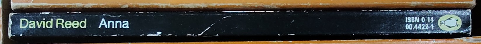 David Reed  ANNA spine of book image