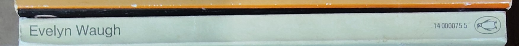 Evelyn Waugh  DECLINE AND FALL spine of book image