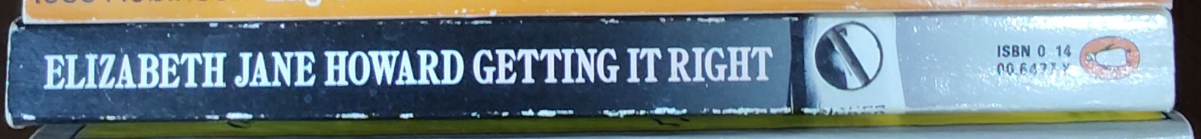 Elizabeth Jane Howard  GETTING IT RIGHT spine of book image