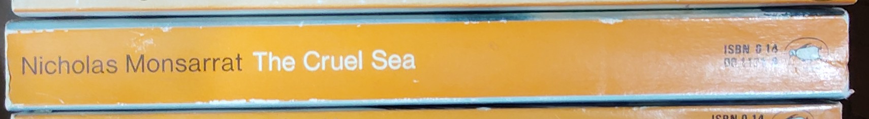 Nicholas Monsarrat  THE CRUEL SEA spine of book image