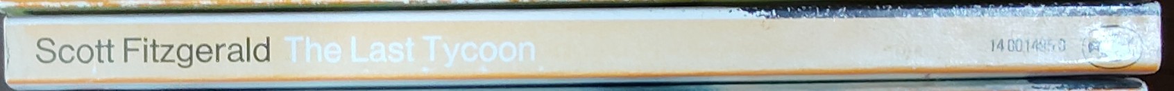 F.Scott Fitzgerald  THE LAST TYCOON spine of book image